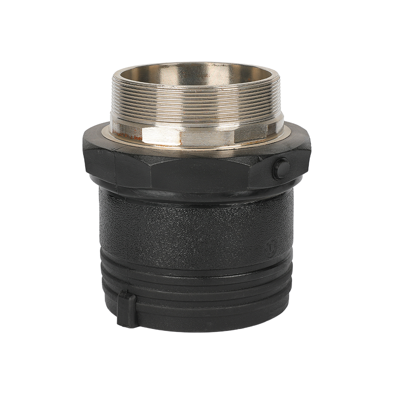 HDPE-Stainless Transition Coupling Male Thread