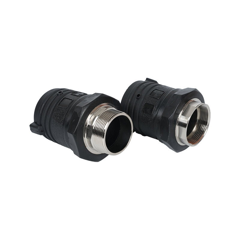 HDPE-Stainless Transition Coupling Male Thread